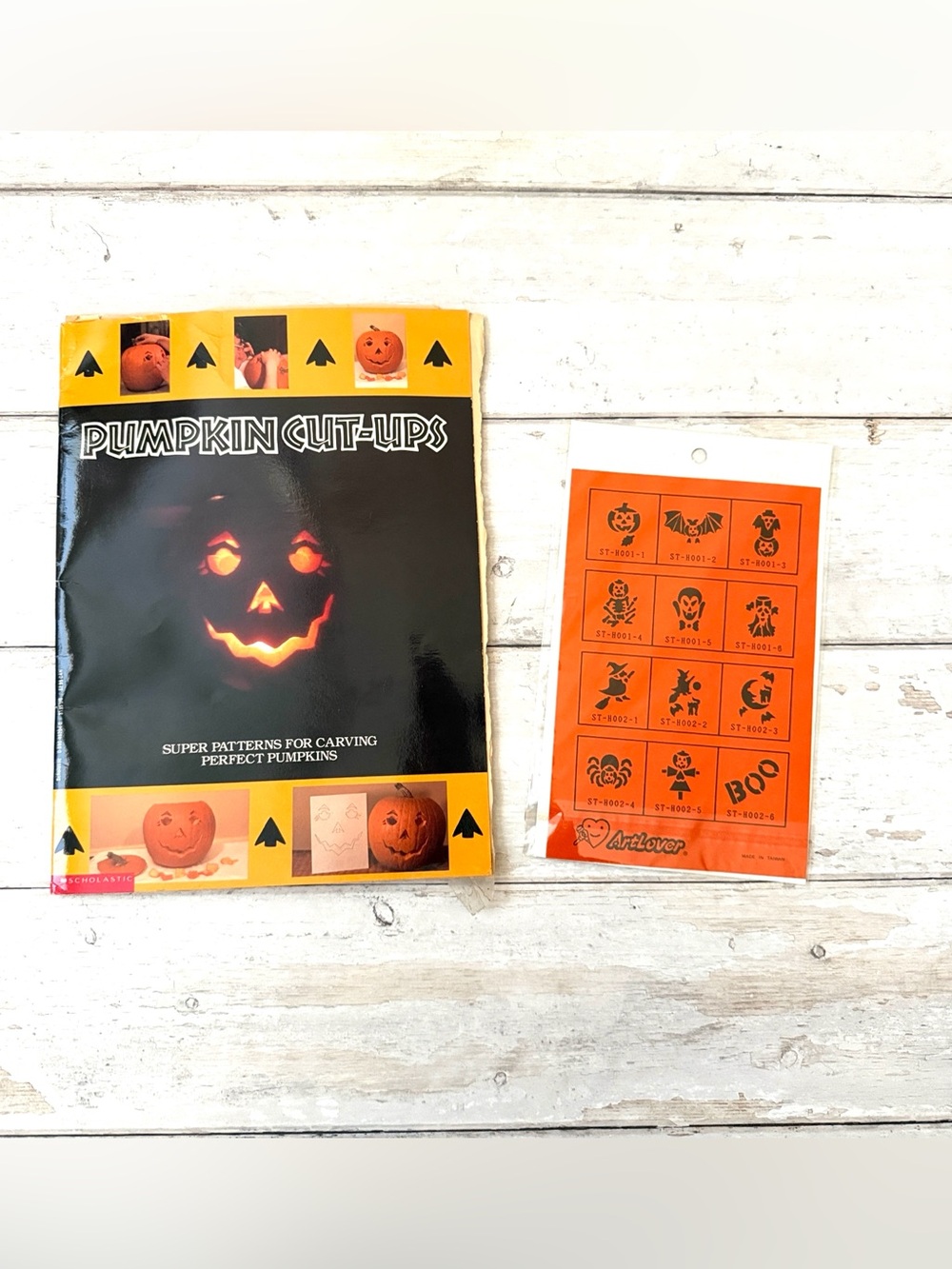 Halloween Pumpkin Carving Templates Stencils Ideas Instructions & Tips Books
